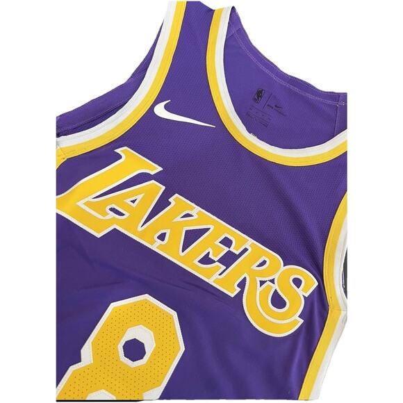 2020 NBA Nike LA Lakers Kobe Bryant #8 Statement Jersey - AV1228-504 sz 44 - Picture 2 of 7
